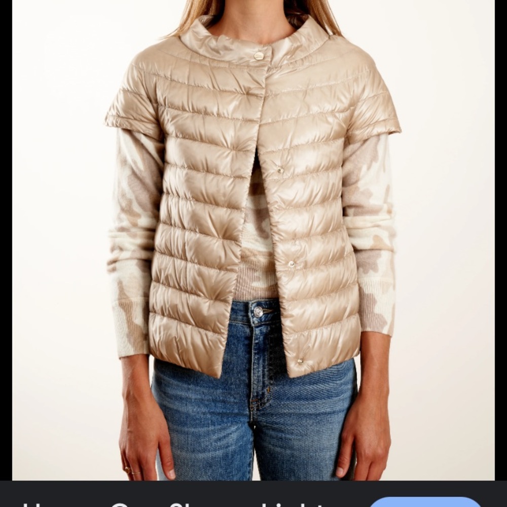 Herno Emilia Cap Sleeve Ultra Light Puffer Vest - Picture 16 of 16